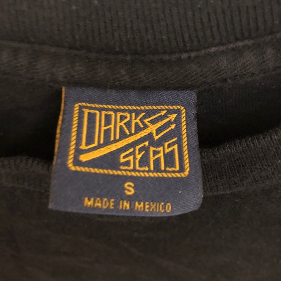 Dark Seas Black T Shirt Men’s Small - Picture 4 of 4